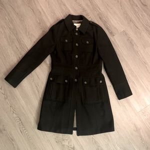 *BANANA REPUBLIC* Black Wool Peacoat